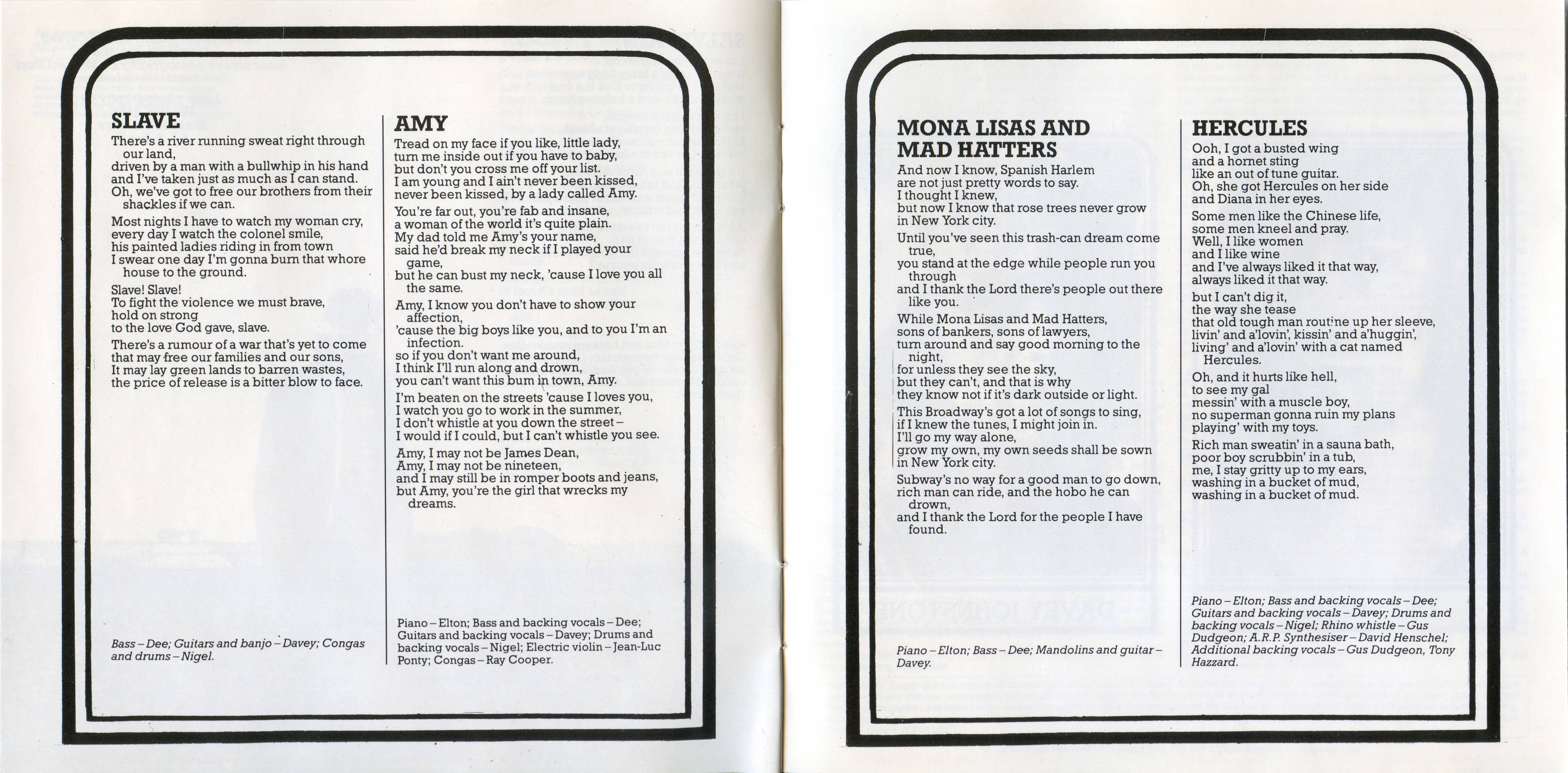 Elton John Honky Chateau [booklet05 d]